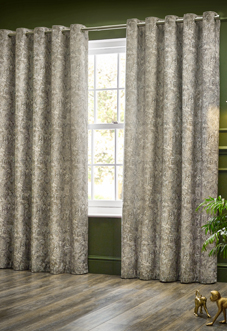 Bengal Eyelet, Linen - Ready Made Curtains